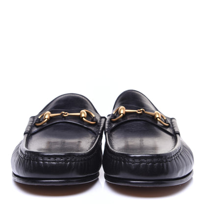 Gucci Goatskin Mens Horsebit Slippers 12 Black 2 of 12