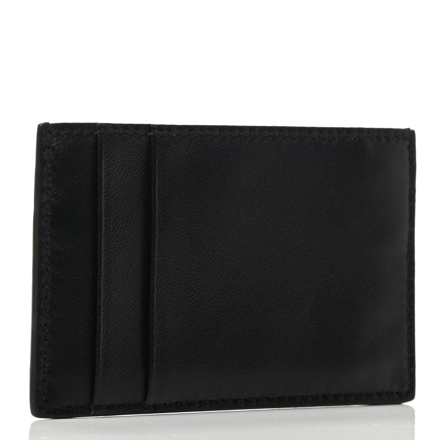 Alexander McQueen Calfskin Studded Card Holder Black 2 of 4