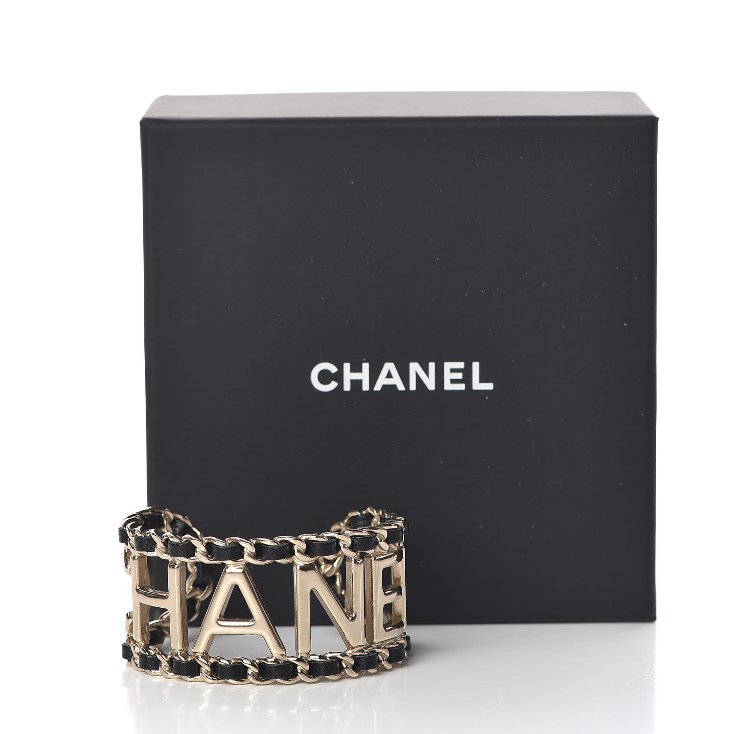 Chanel Lambskin Chain Vintage Allure Bracelet Gold 5 of 5
