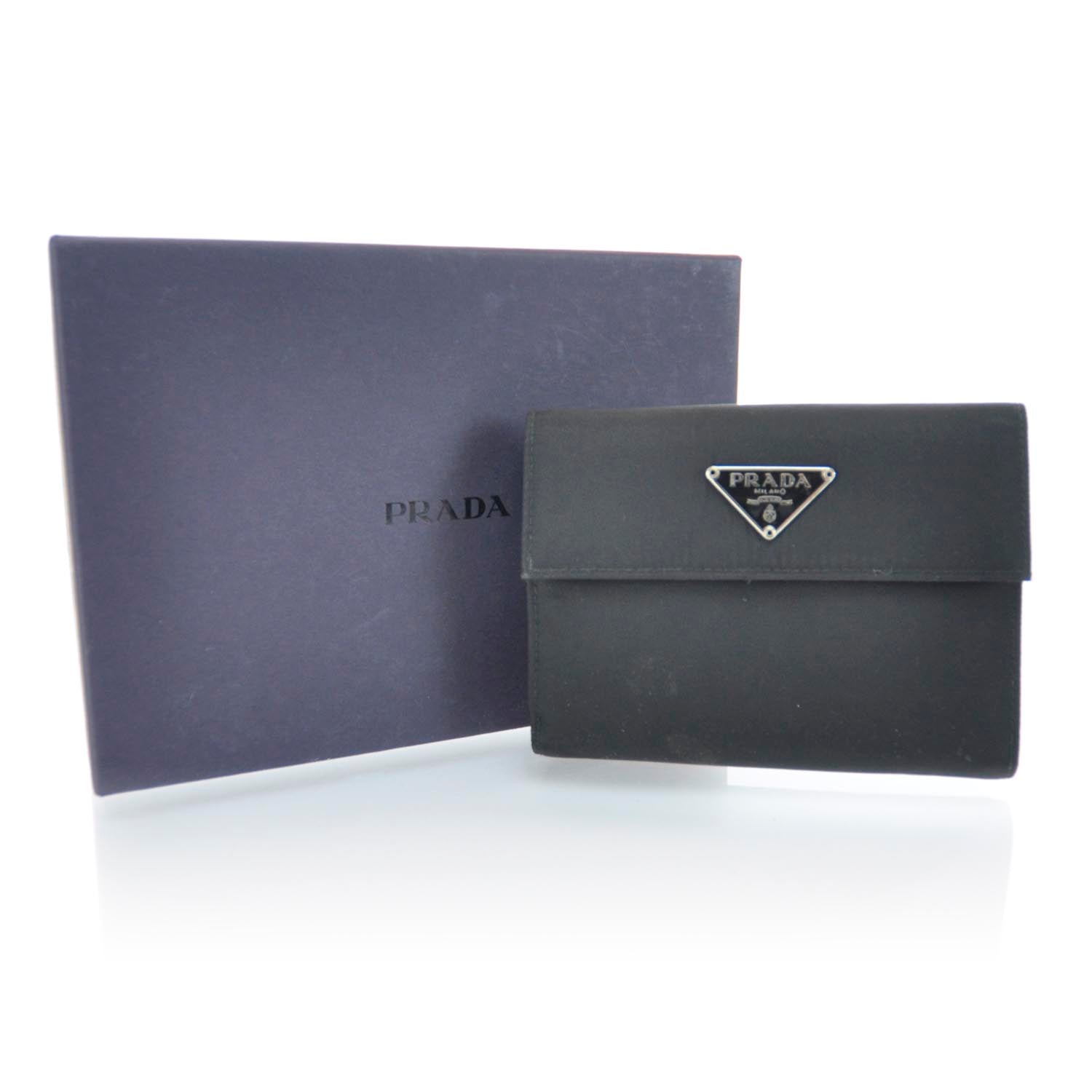 Prada Tessuto Nylon Wallet Nero Black 12 of 12