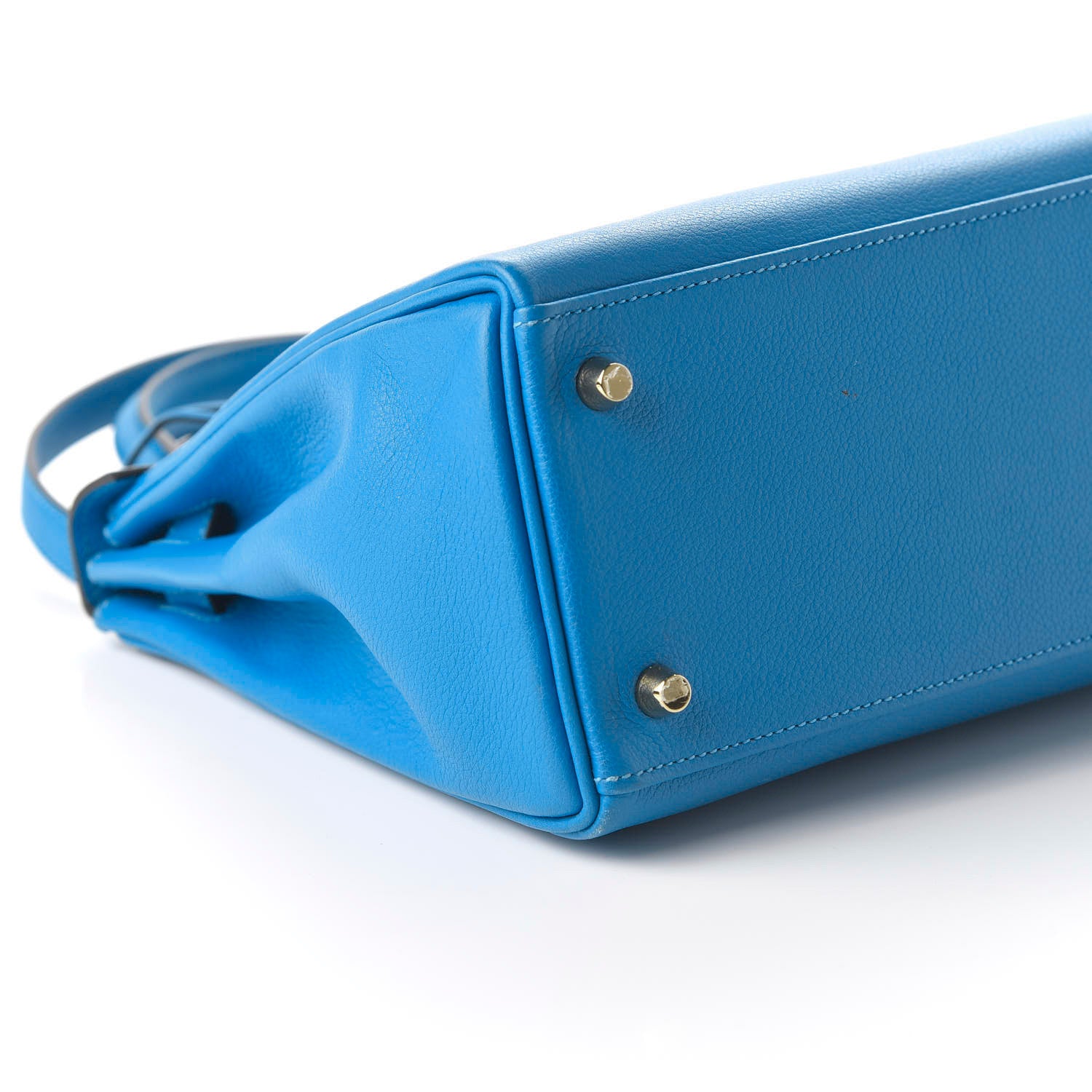 Hermes Evercolor Kelly Retourne 28 Bleu Hydra 8 of 14