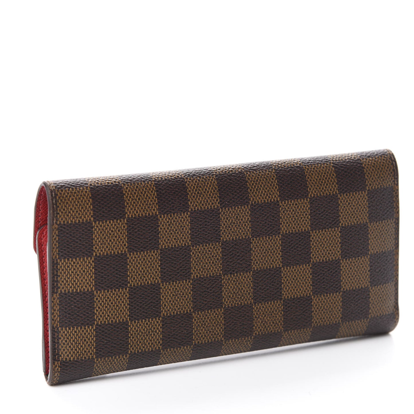 Damier Ebene Josephine Wallet Red