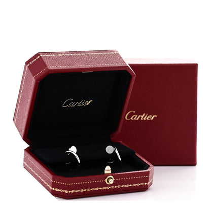 Cartier 18K White Gold Juste Un Clou Hoop Earrings 6 of 6