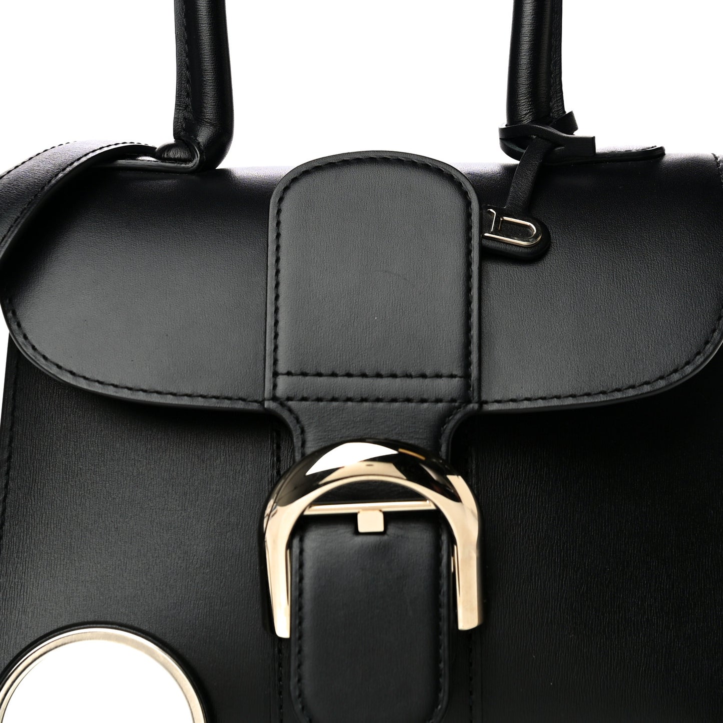 Box Calfskin Mini Brillant Satchel Black
