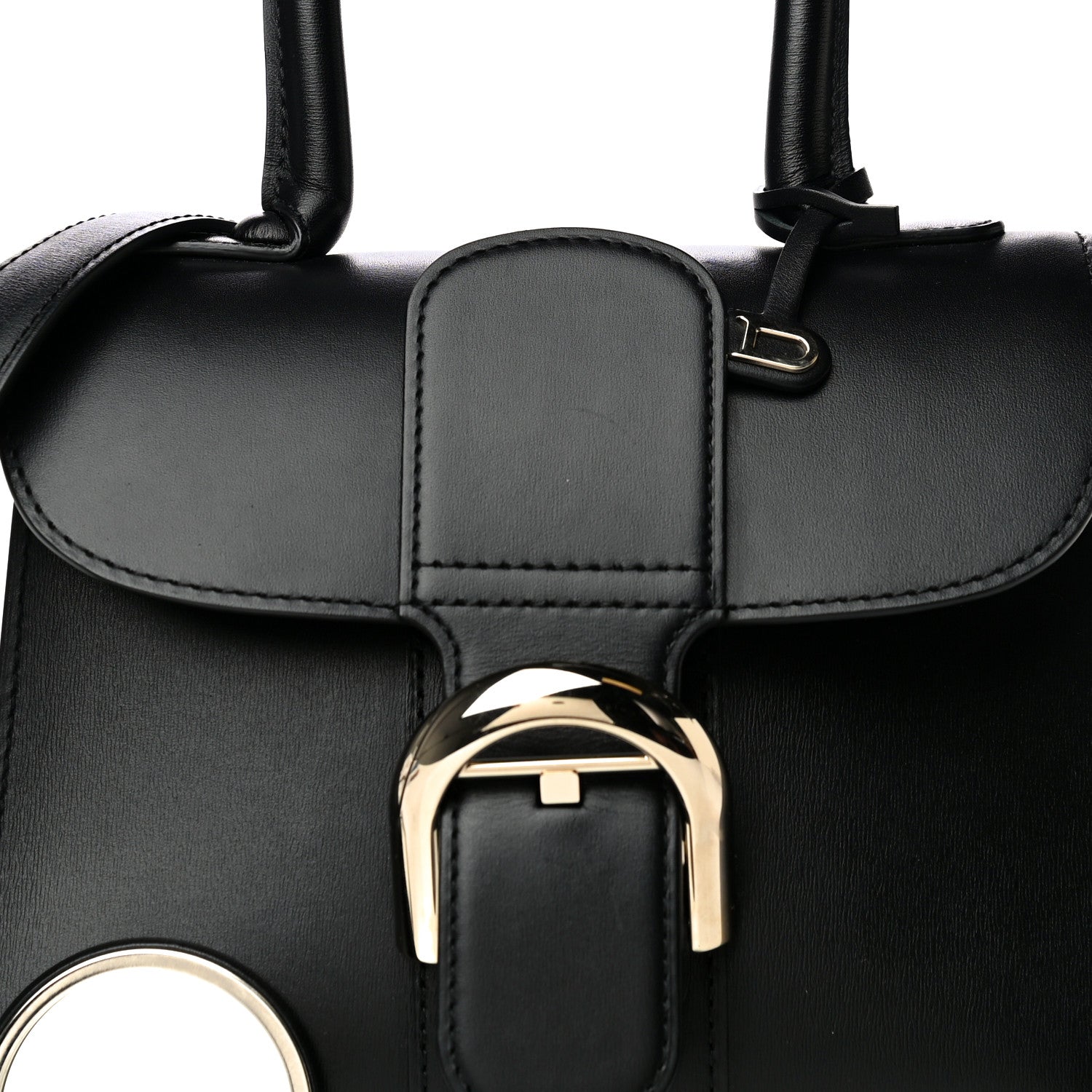 Delvaux Box Calfskin Mini Brillant Satchel Black 7 of 9