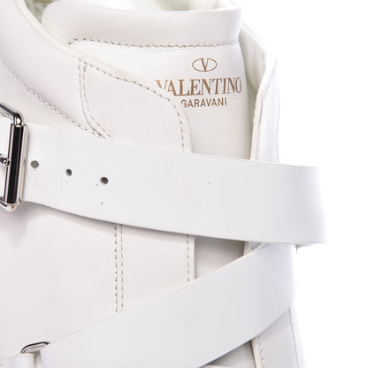 Valentino Garavani Calfskin Mens V Punk Low Top Sneakers 47 White 6 of 11