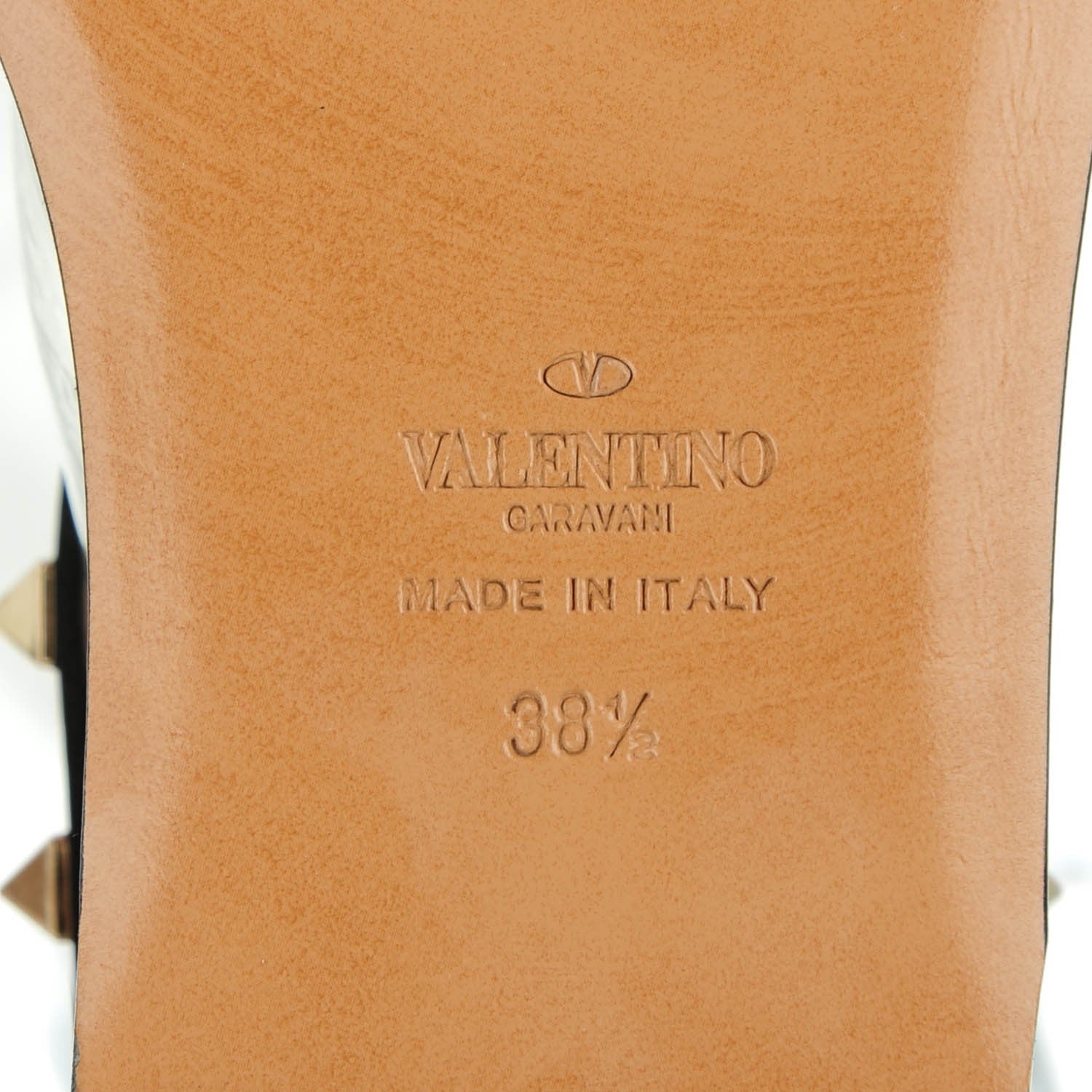 Valentino Garavani Calfskin Rockstud Knee-High Gladiator Sandals 38.5 Black 6 of 7