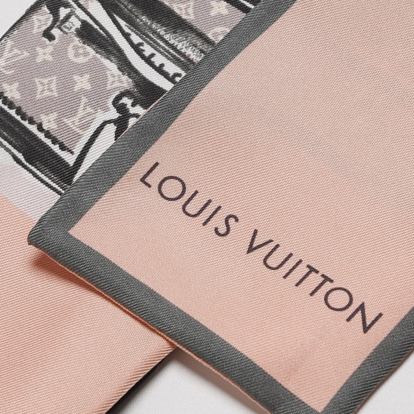 Silk Monogram Trunks Bandeau Rose Poudre