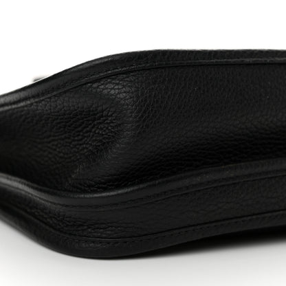 Hermes Taurillon Clemence Evelyne III PM Black 9 of 10