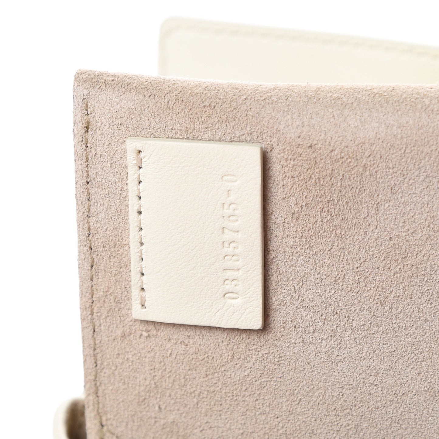 Calfskin Quilted Mini Drew Bijou Shoulder Bag Natural White
