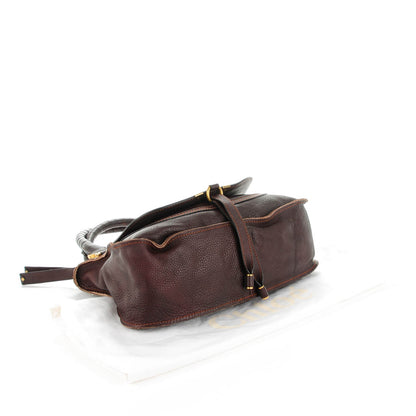 Chloe Calfskin Medium Marcie Satchel Moka 4 of 8