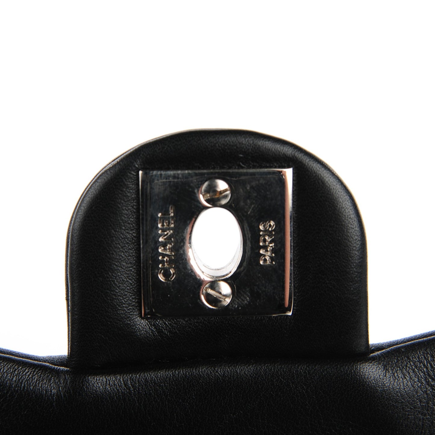 Calfskin Quilted Cambon Multipocket Shoulder Bag Black
