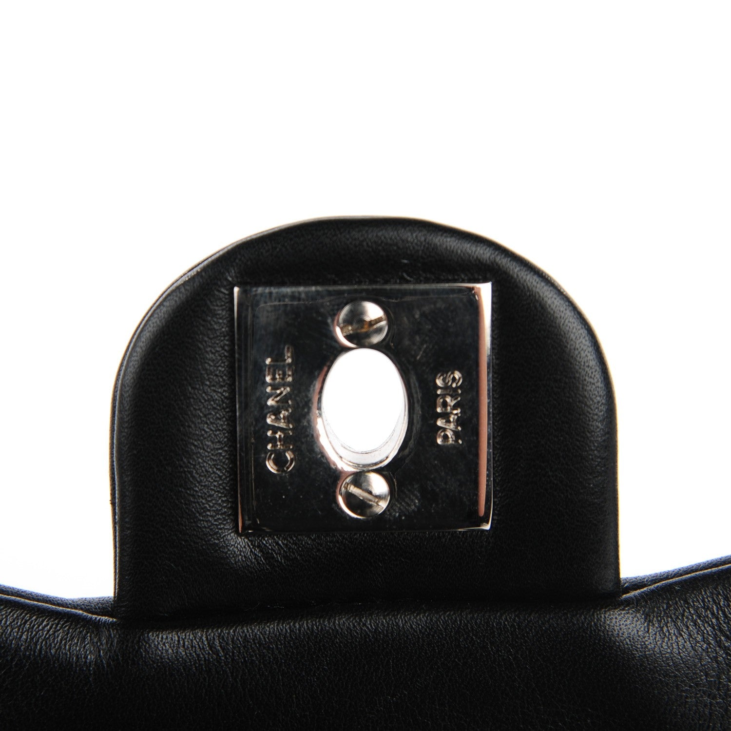 Chanel Calfskin Quilted Cambon Multipocket Shoulder Bag Black 8 of 8