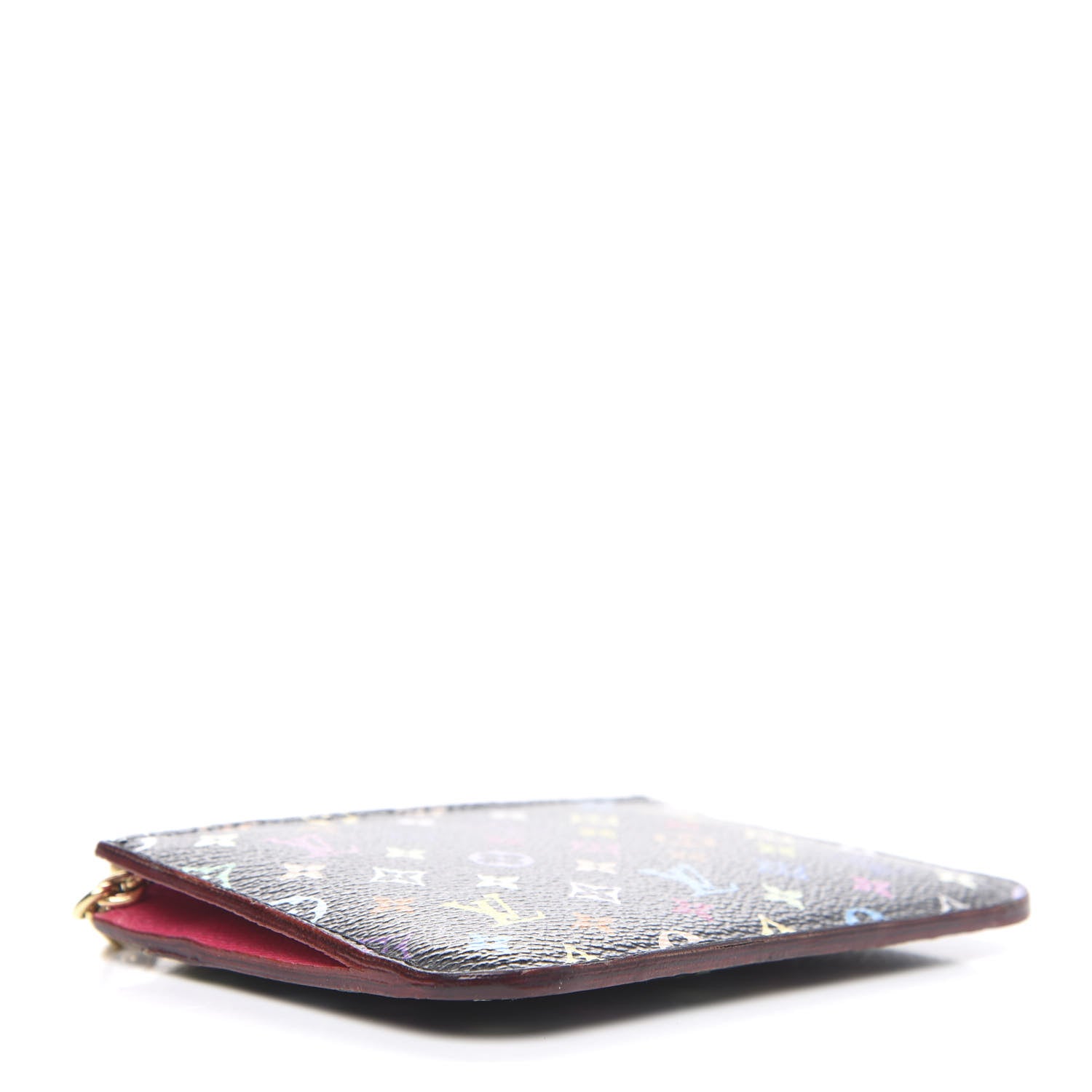 Louis Vuitton Monogram Multicolor Key Pouch Black Grenade 3 of 6