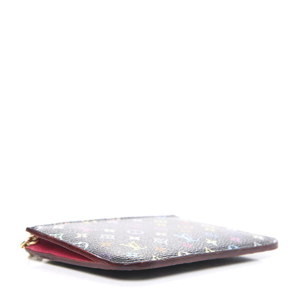 Louis Vuitton Monogram Multicolor Key Pouch Black Grenade 3 of 6