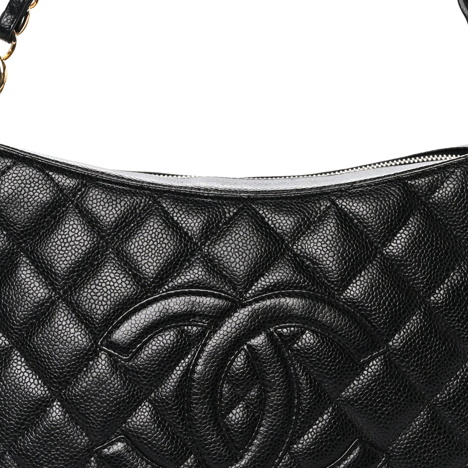 Chanel Caviar Quilted Timeless CC Shoulder Bag Black 8 of 10