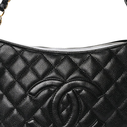 Chanel Caviar Quilted Timeless CC Shoulder Bag Black 8 of 10