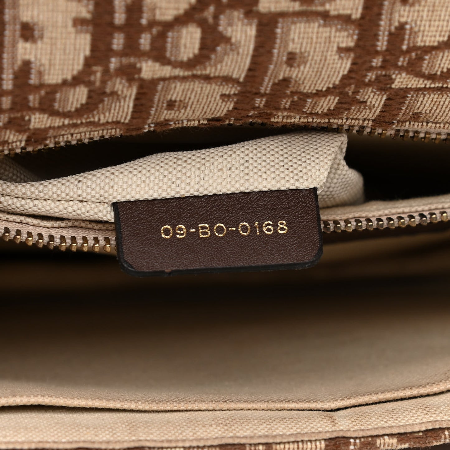 Oblique DiorAddict Flap Bag Brown