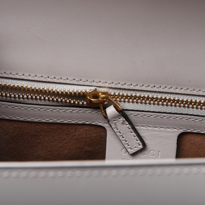 Gucci Calfskin Small Sylvie Shoulder Bag Off White 11 of 38