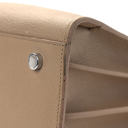 Saint Laurent Grained Calfskin Small Sac De Jour Taupe 10 of 11