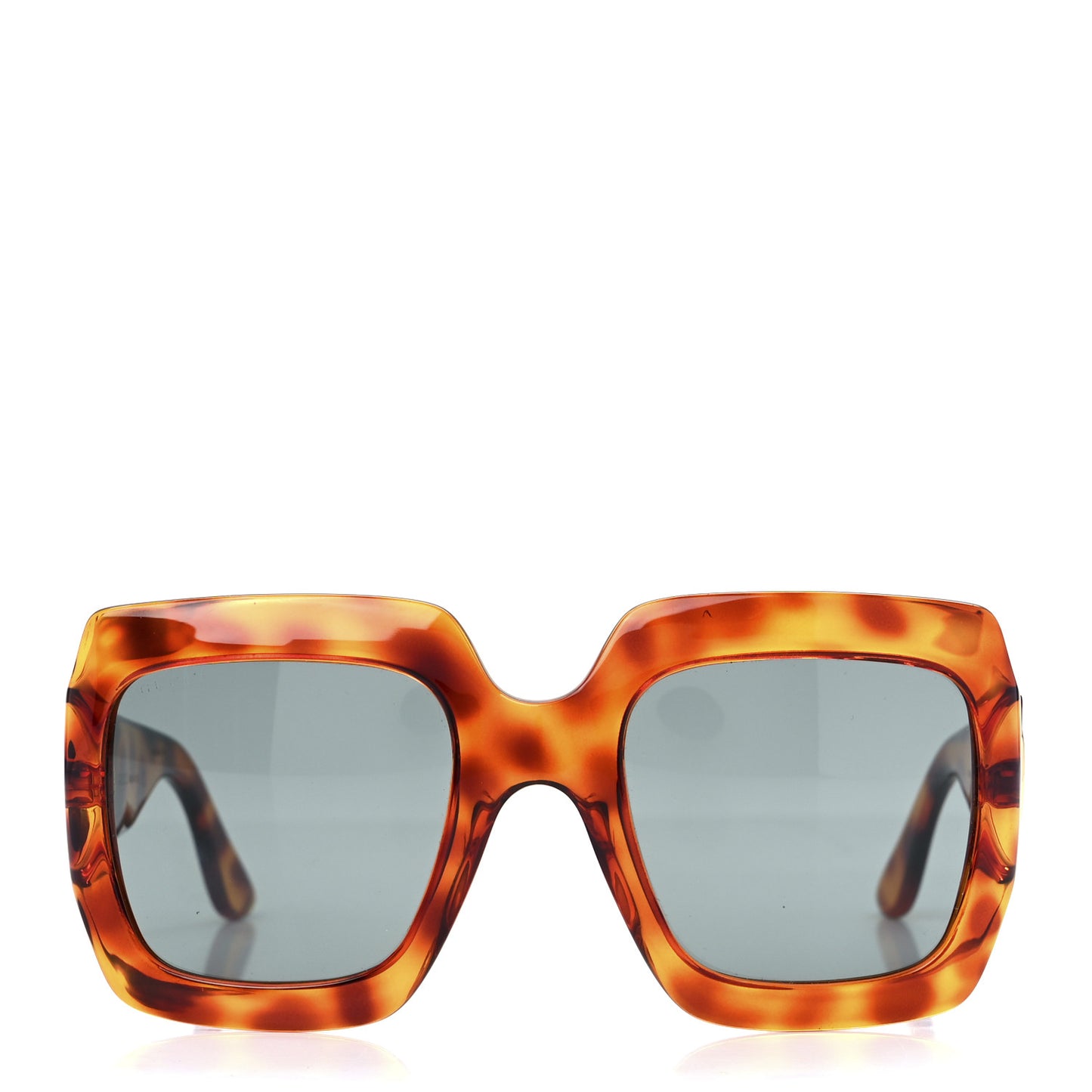 Acetate Square Frame Sunglasses GG 0053S Havana