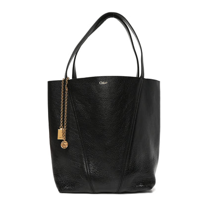 Chloe Grained Calfskin Medium Spin Tote Woodrose 1 of 9
