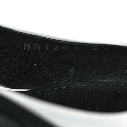 Louis Vuitton Calfskin Archlight Slingback Pumps 37 Black White 8 of 9