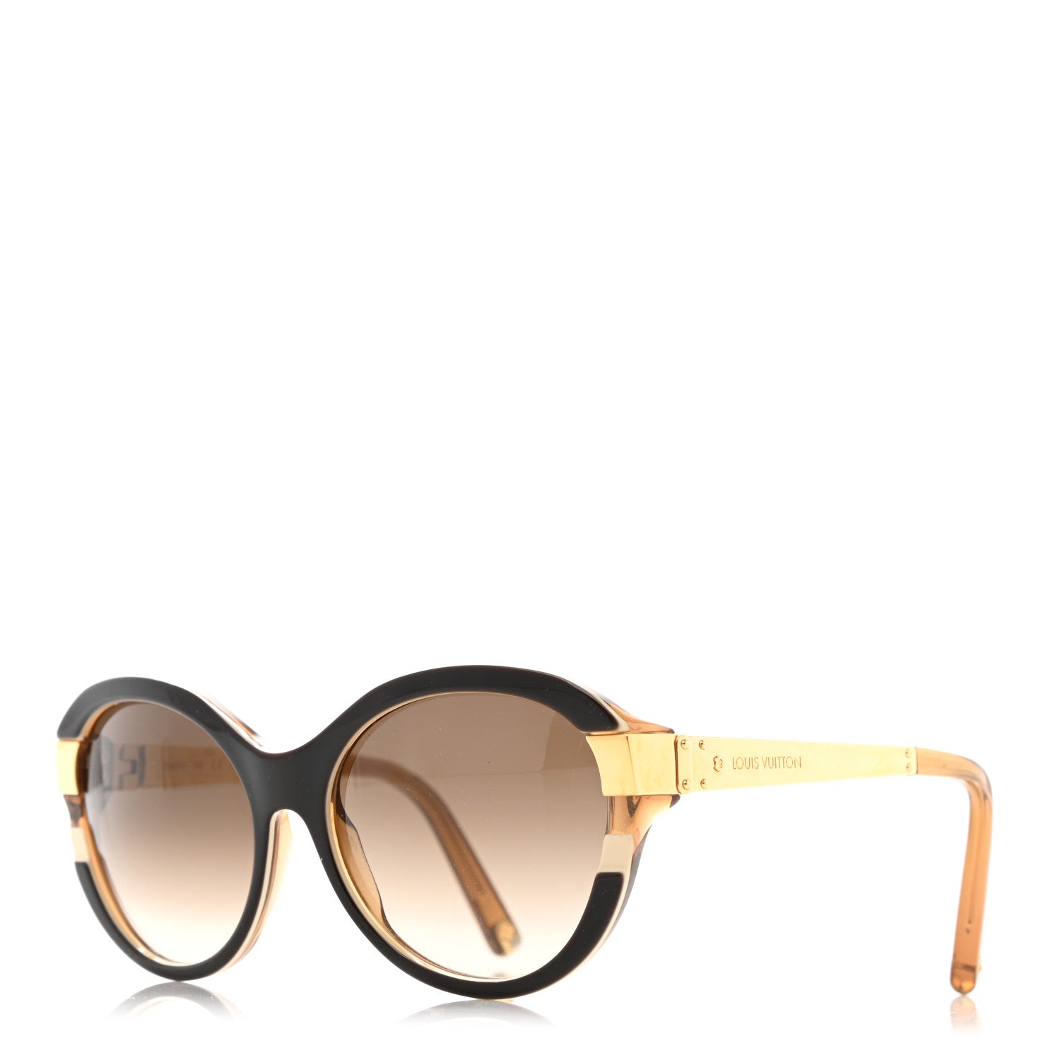 Louis Vuitton Petit Soupcon Cat Eye Sunglasses Z0487W Brown 1 of 8