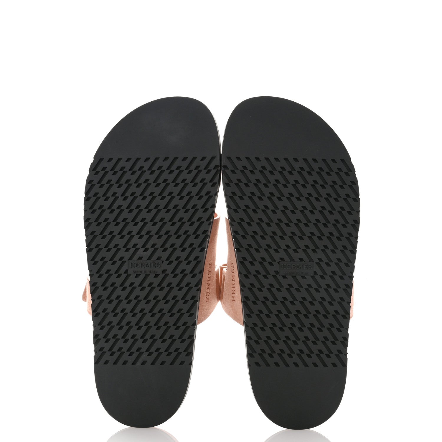 Hermes Suede Goatskin Womens Chypre Sandals 39 Nude 5 of 9