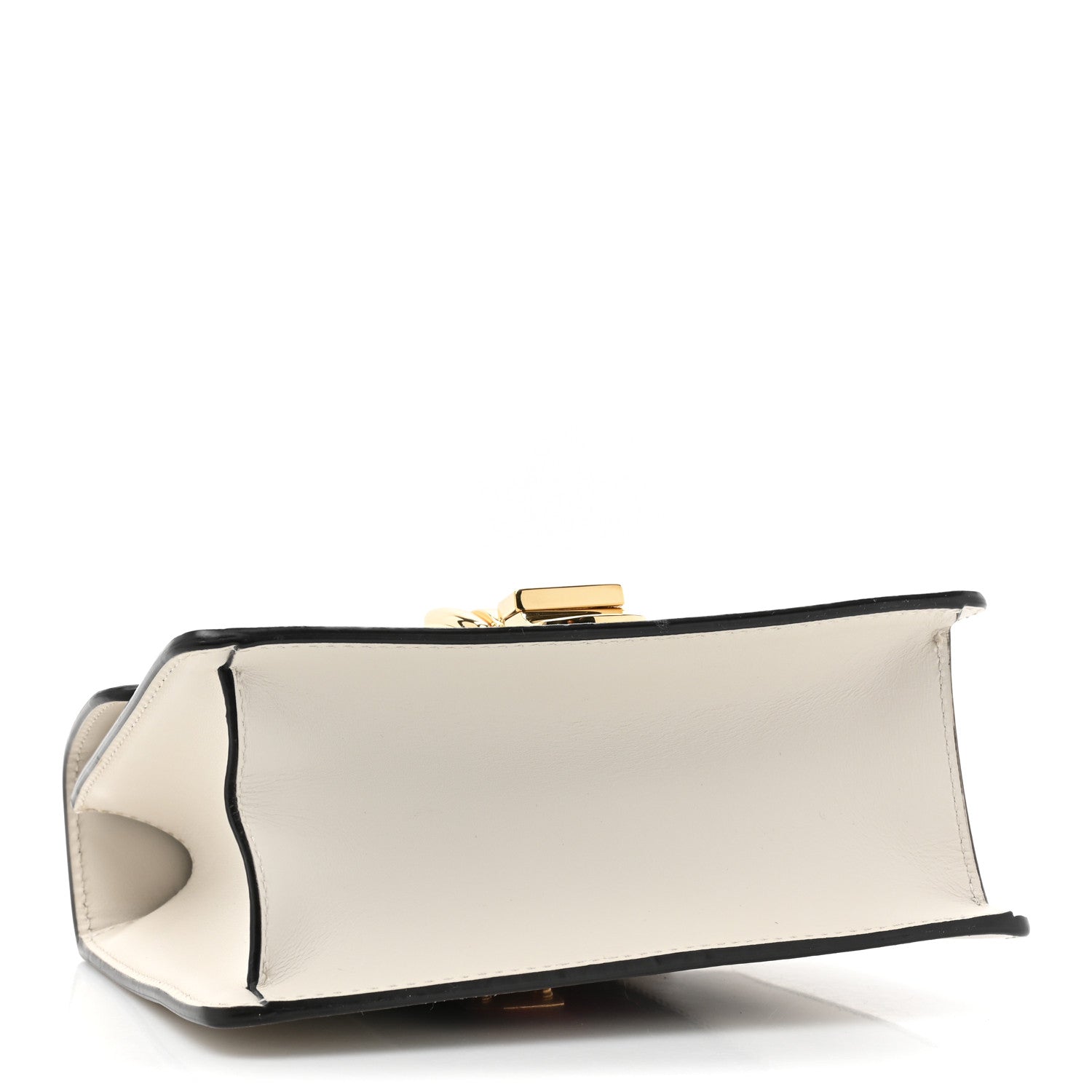 Gucci Calfskin Mini Sylvie Chain Shoulder Bag White 4 of 12