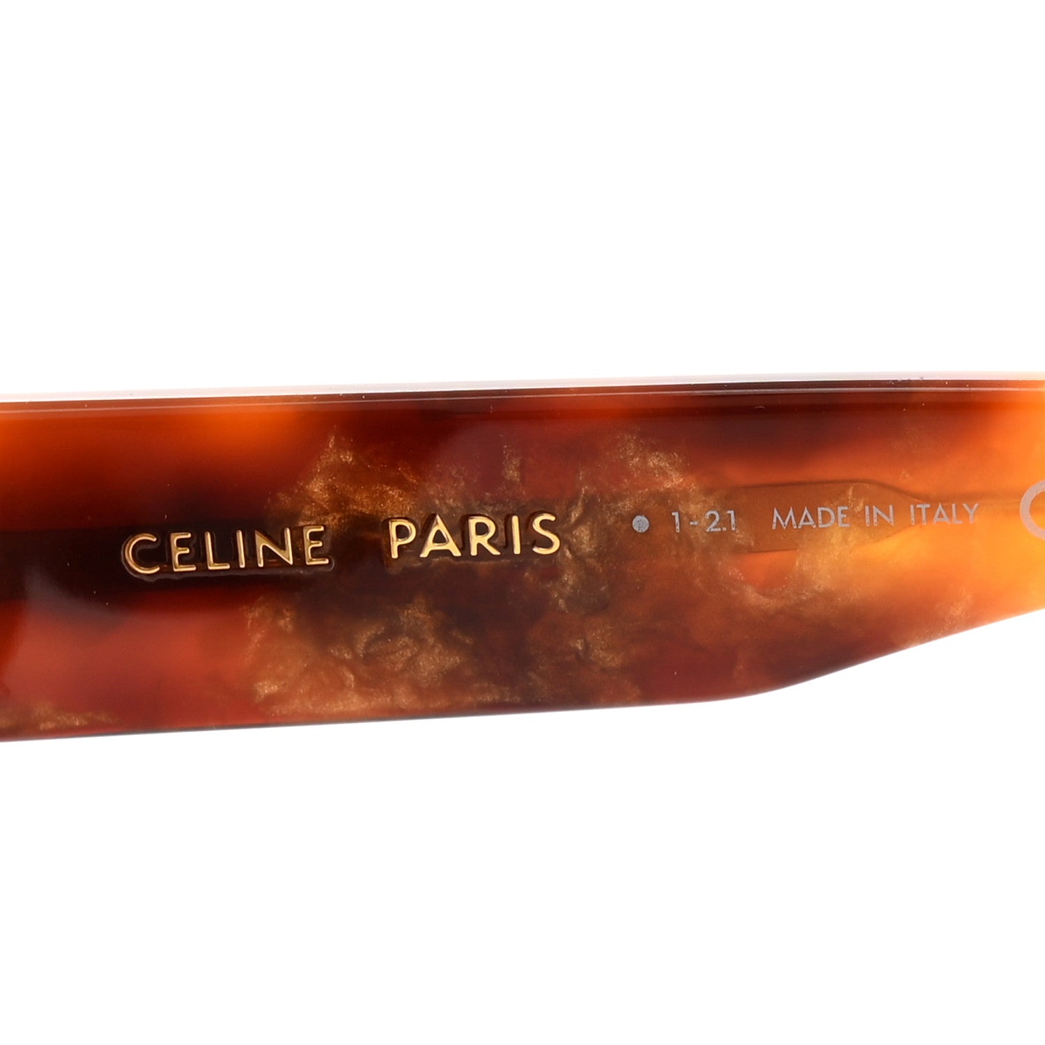 Celine Acetate Square Sunglasses CL40157U Brown 5 of 7