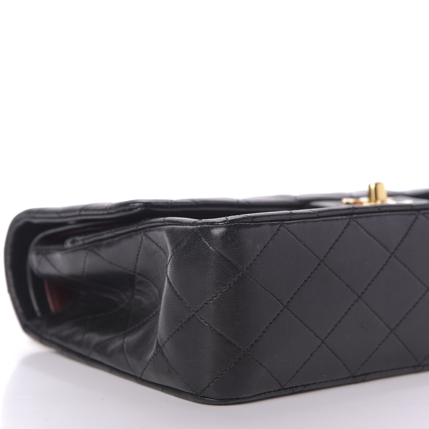Chanel Lambskin Quilted Medium Double Flap Black 6 of 11