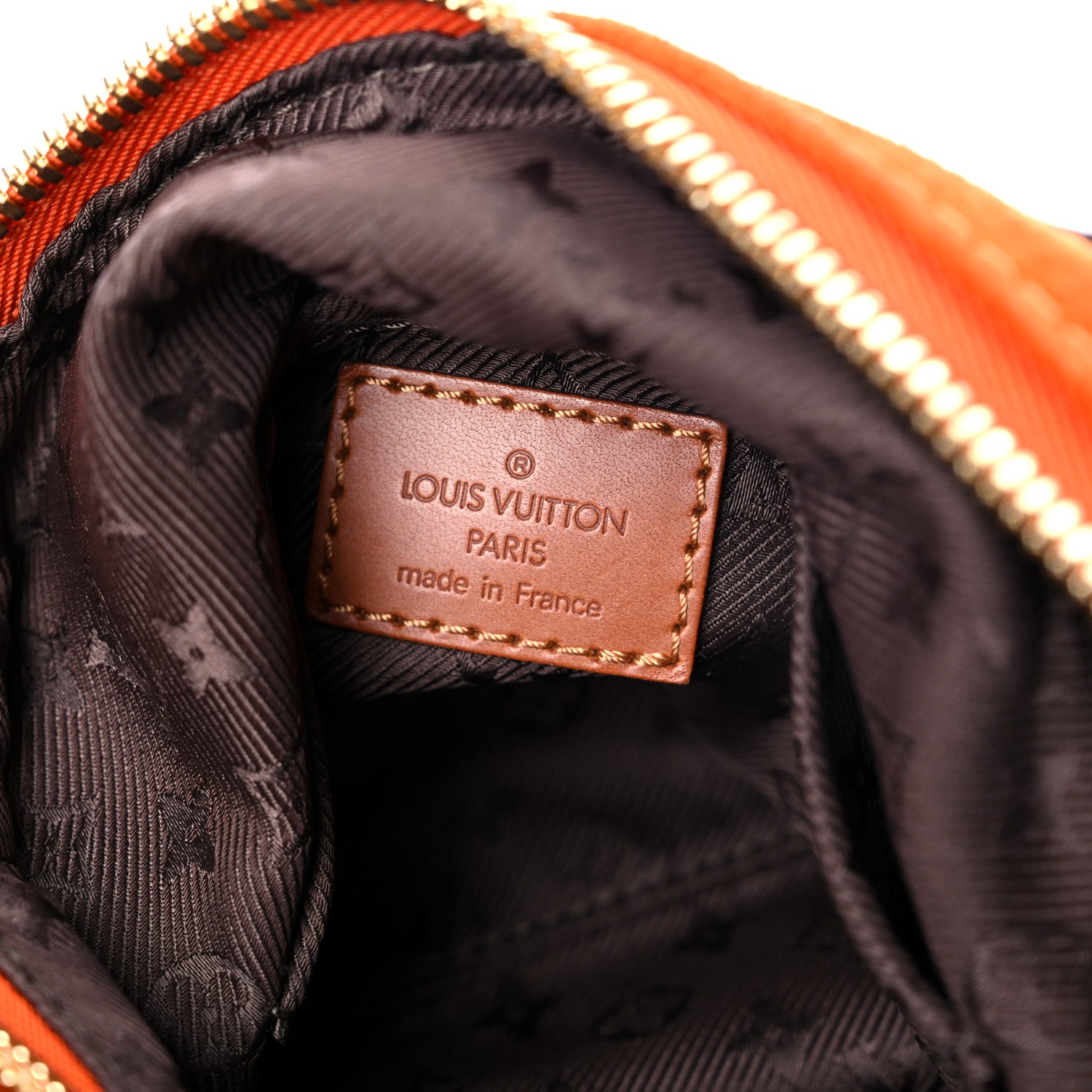 Louis Vuitton Suede Mahina Onatah GM Orange 5 of 11