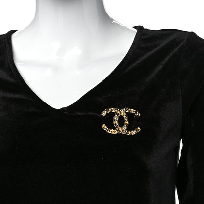 Chanel Quilted CC Brooch Gold 2 of 5