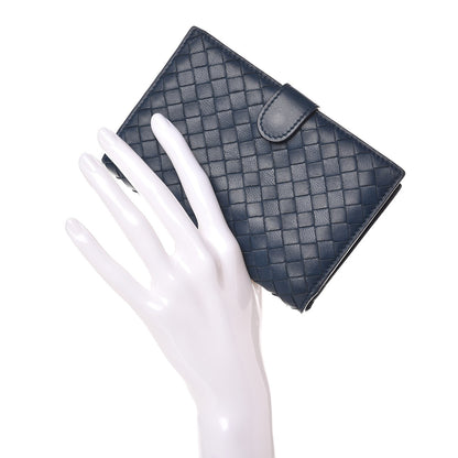 Bottega Veneta Nappa Intrecciato Continental Wallet Baltic Blue 2 of 10