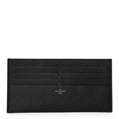 Louis Vuitton Calfskin Felicie Chain Wallet Card Holder Insert Black 1 of 10