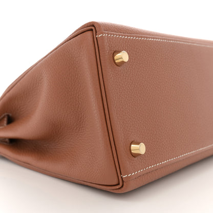 Hermes Togo Kelly Retourne 28 Gold 10 of 14
