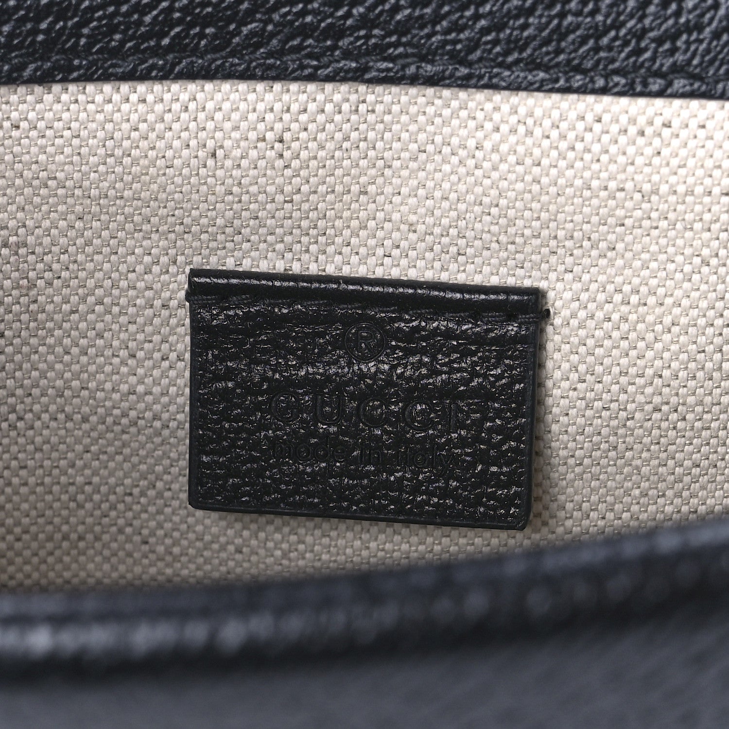 Gucci Jacquard Black Denim GG Monogram Textured Dollar Calfskin Small Dionysus Shoulder Bag Black Ivory 5 of 10