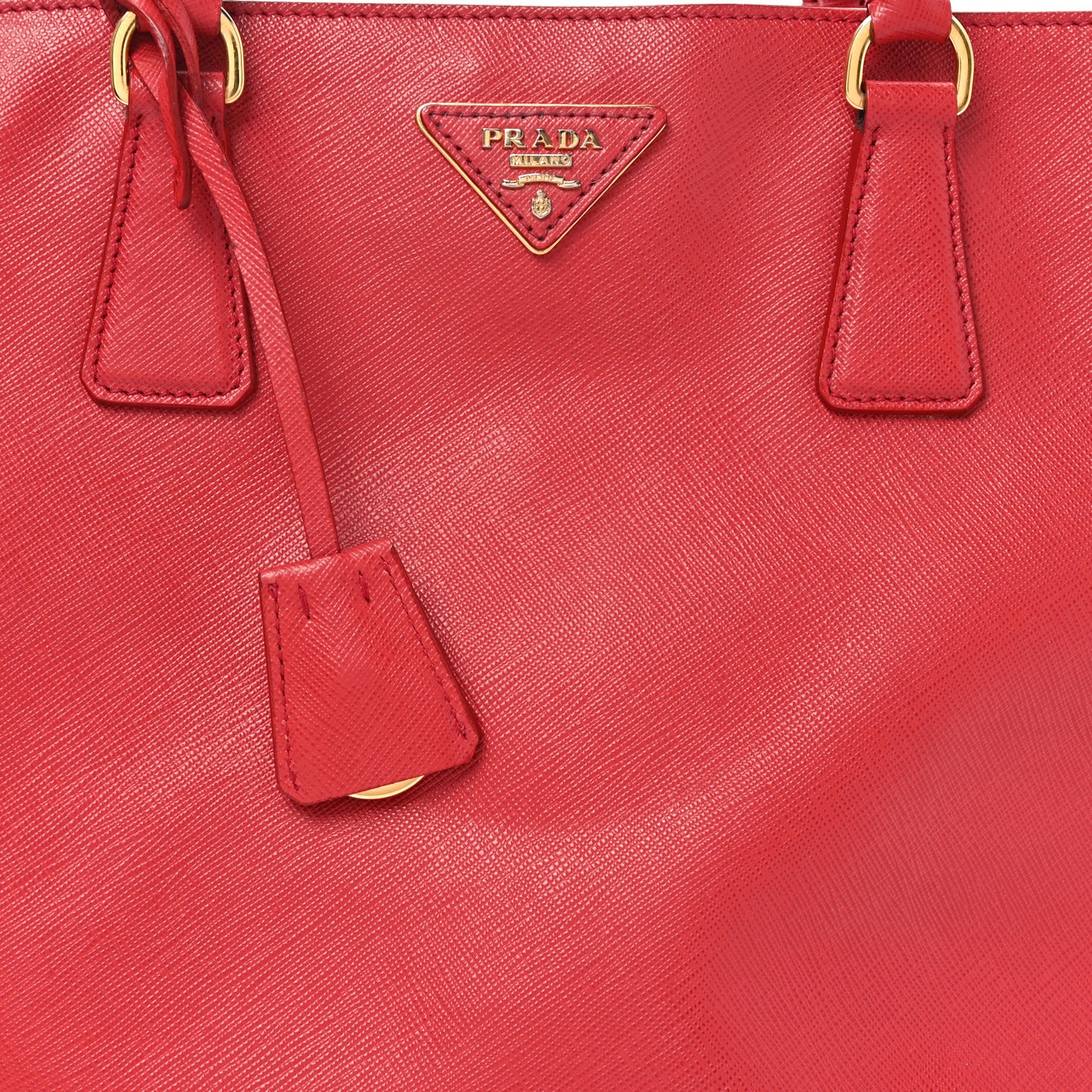 Saffiano Lux Large Tote Fuoco