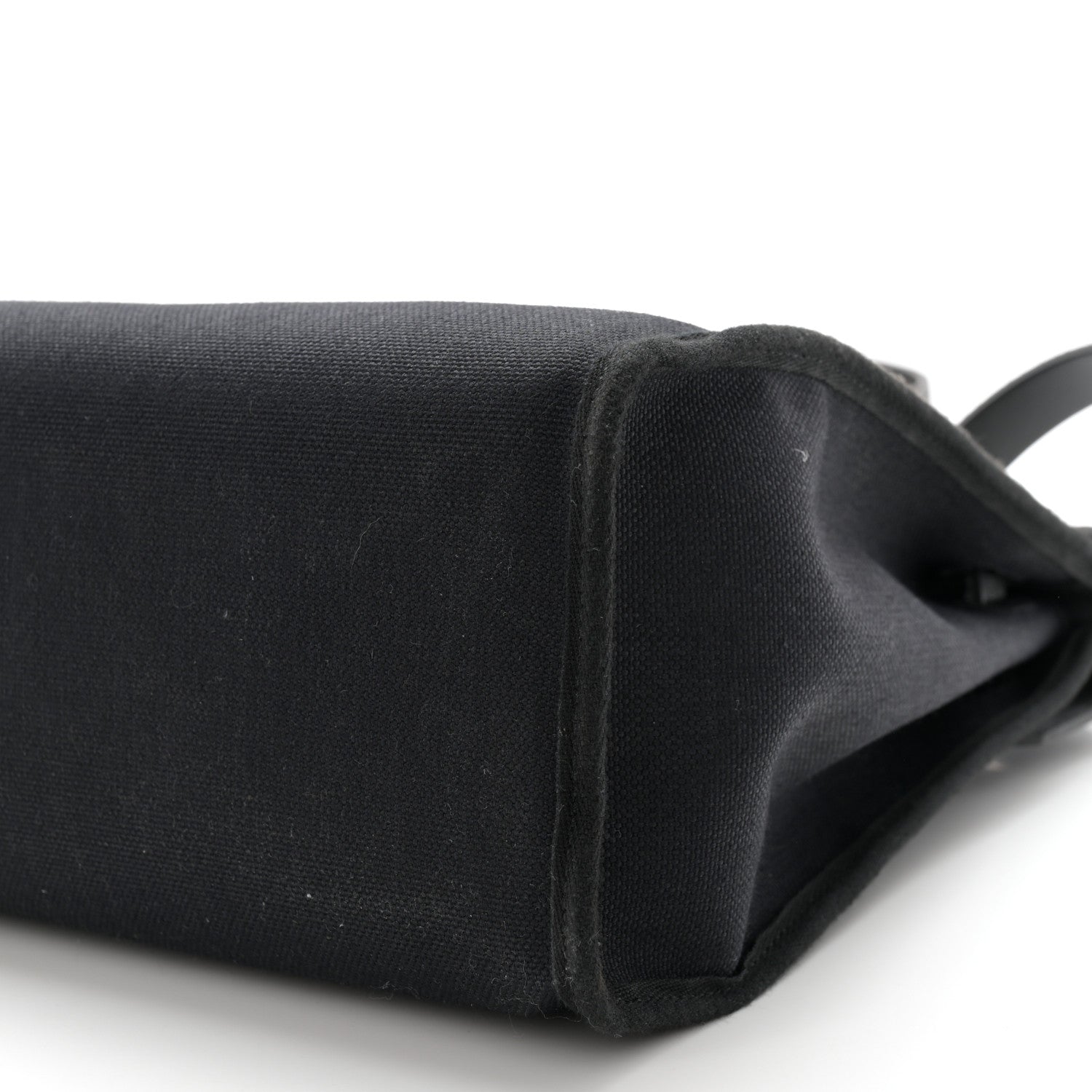 Hermes Military Toile Vache Hunter Herbag Zip PM 31 Black 10 of 10