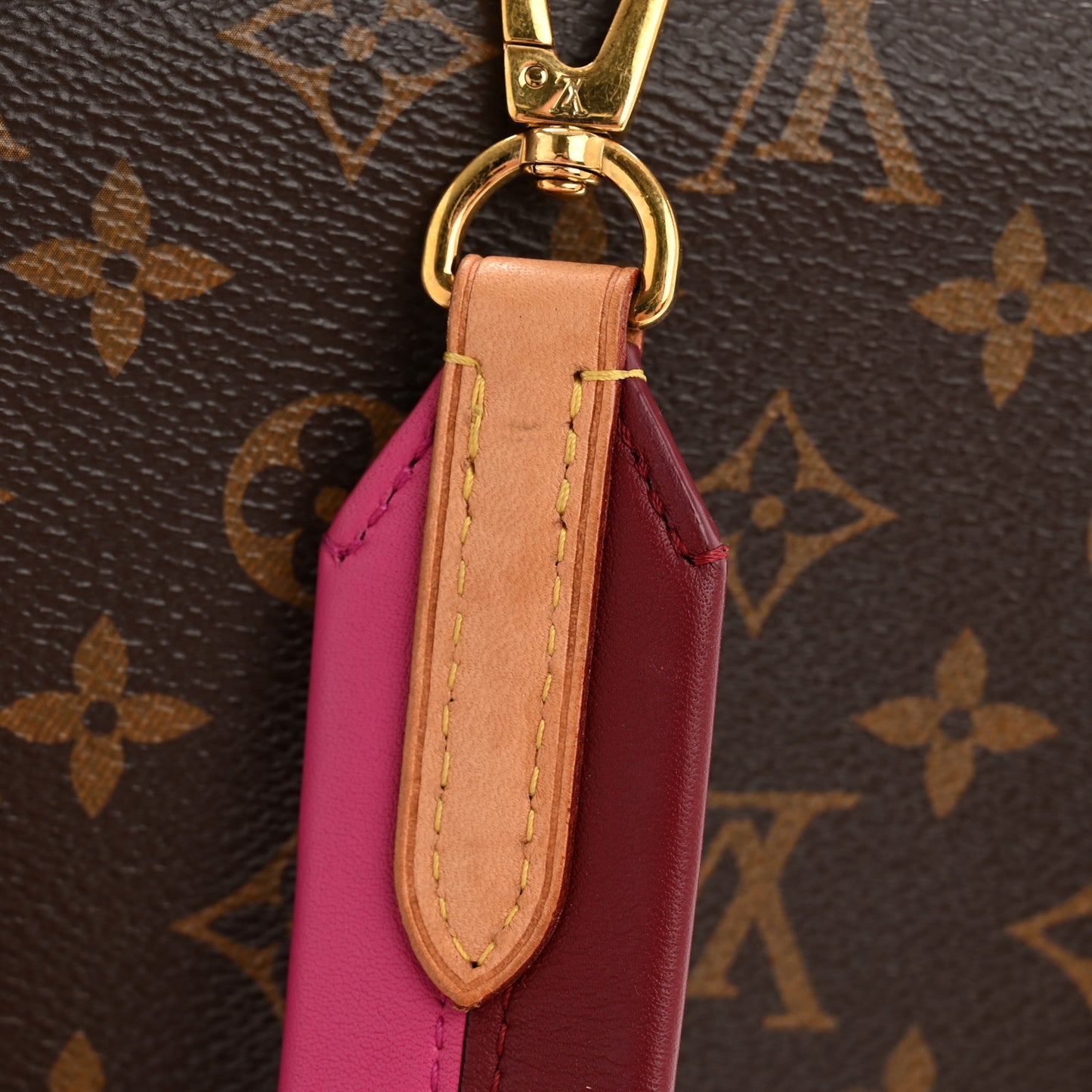 Monogram Cluny BB Bordeaux Fuchsia