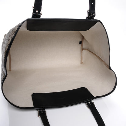Gucci Coated Canvas Diamante Plus Tote Bag Black 5 of 6