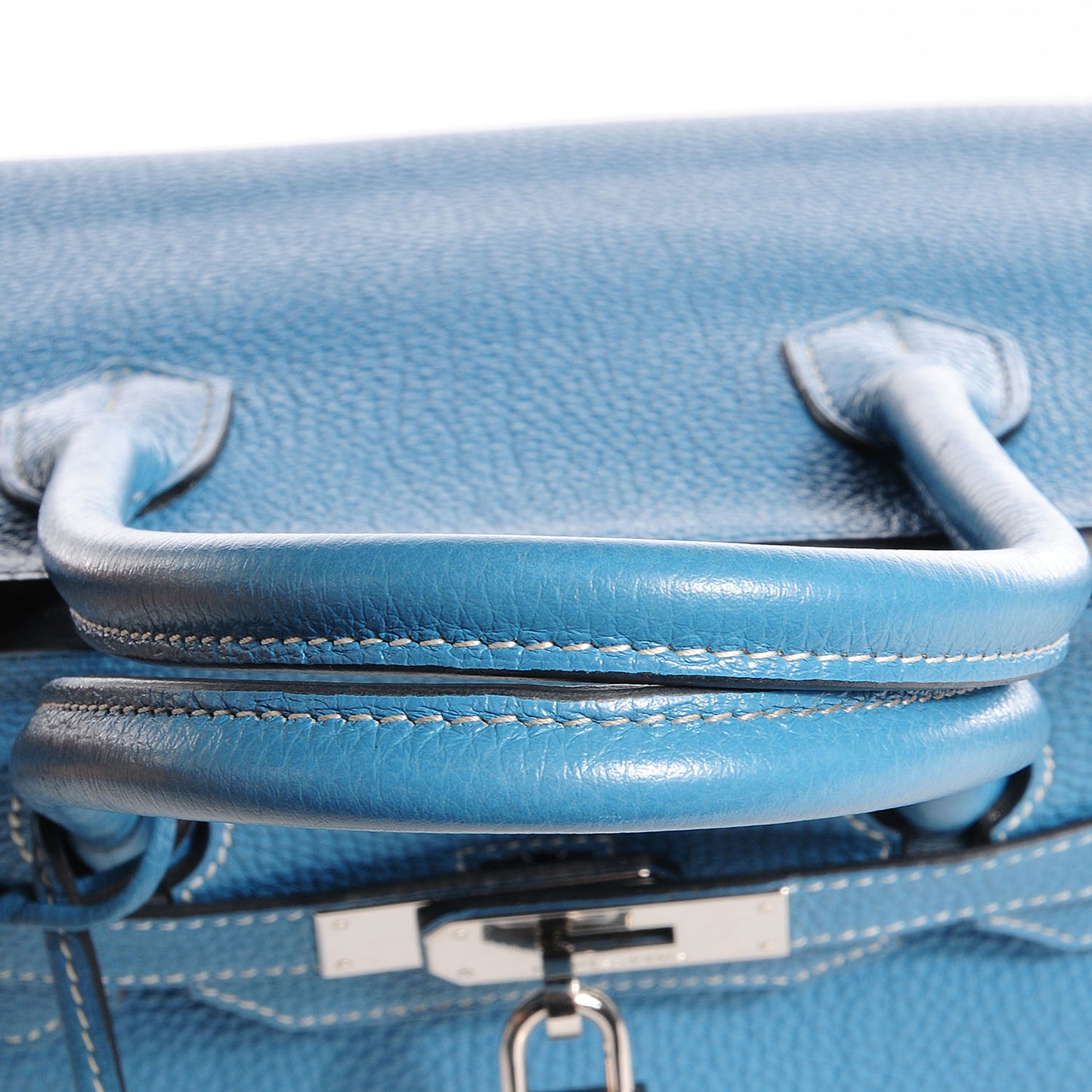 Togo Birkin 35 Blue Jean