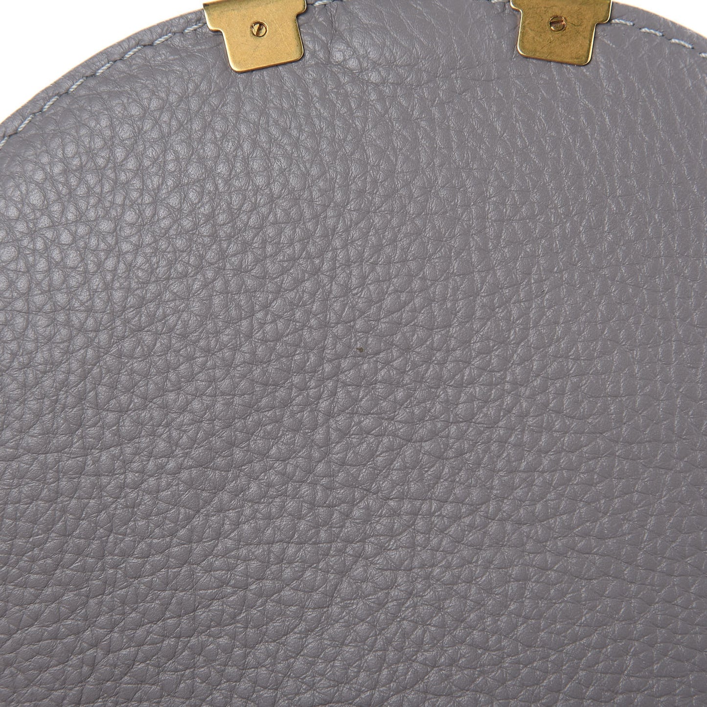 Calfskin Mini Marcie Round Crossbody Bag Cashmere Grey