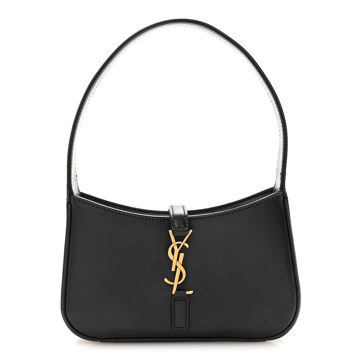 Smooth Calfskin Le 5 A 7 Mini Hobo Black
