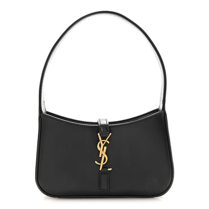 Saint Laurent Smooth Calfskin Le 5 A 7 Mini Hobo Black 1 of 9