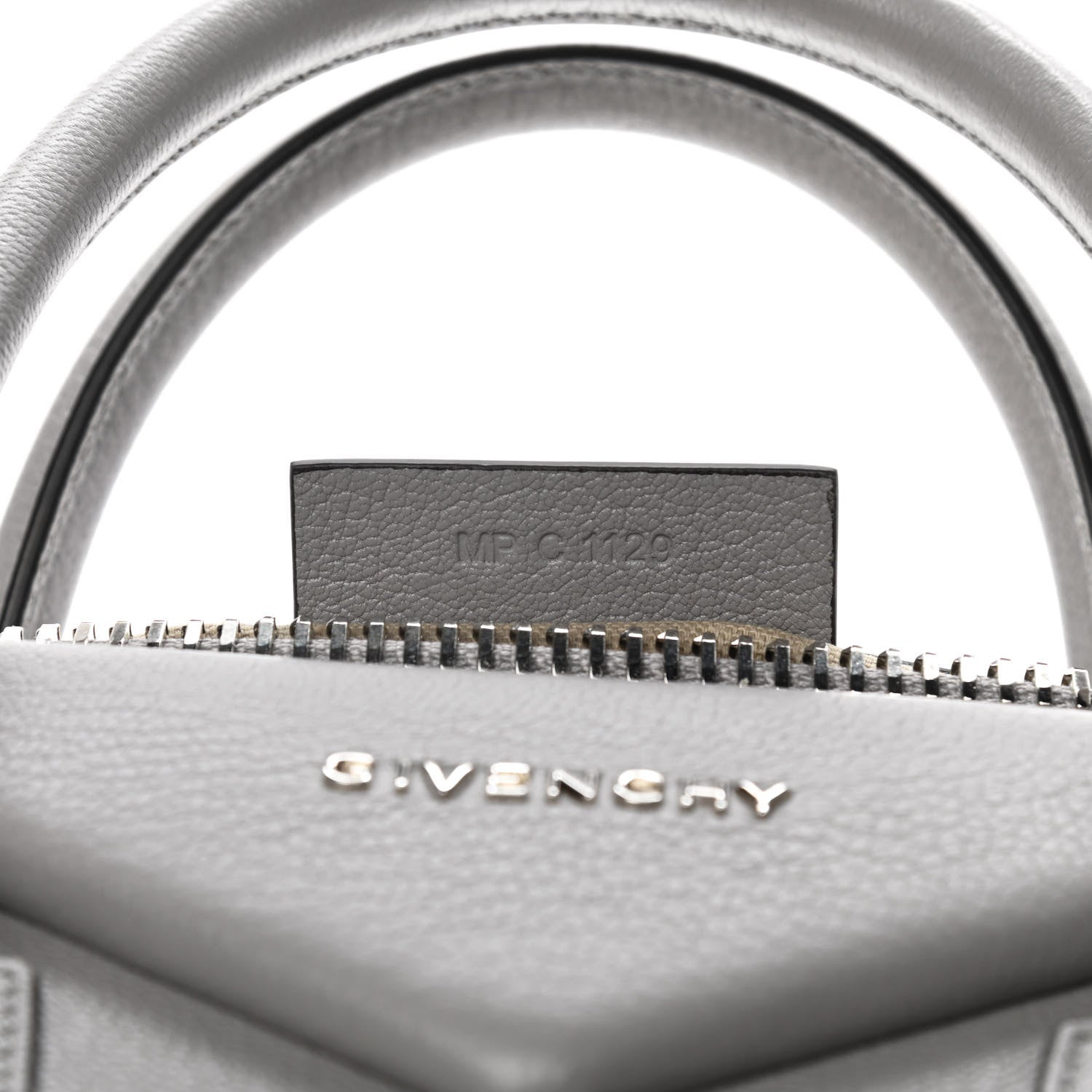 Givenchy Sugar Goatskin Medium Antigona Light Grey 8 of 17