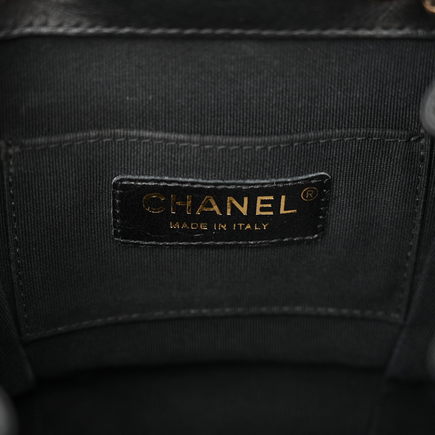 Chanel Glazed Aged Calfskin Quilted Small Duma Drawstring Backpack Black 6 of 13