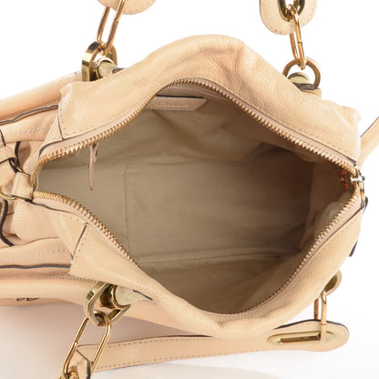 Chloe Calfskin Medium Paraty Biscotti Beige 5 of 14