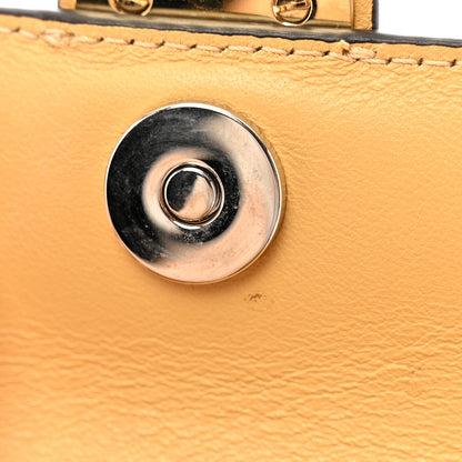 Chloe Calfskin Crocodile Embossed Small Tess Bag Honey Gold 13 of 13